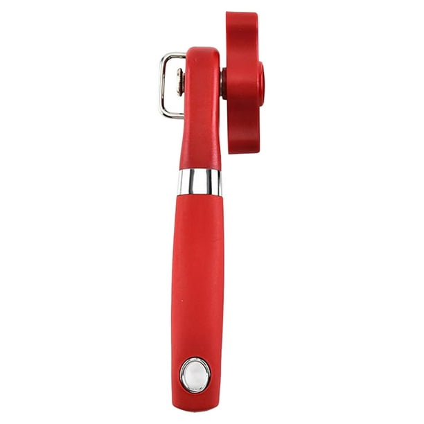 Professional Manual Tin Can Opener Safe Cut Lid Smooth Edge Stainless Steel